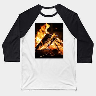 Fire Dancer Baseball T-Shirt